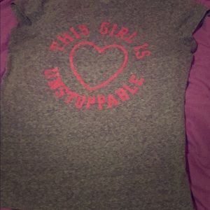 Girls unstoppable short sleeve top